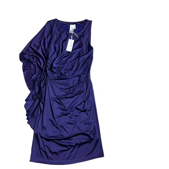 NWT 2B.Rych draped purple dress - Picture 7 of 10